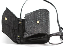 Load image into Gallery viewer, Fendi Woven Black Leather Purse