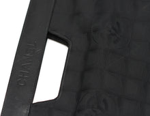 Load image into Gallery viewer, Chanel Black Leather and Fabric Handbag