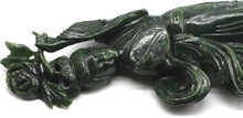 Load image into Gallery viewer, Chinese Spinach Green Jade Figure of a Beauty