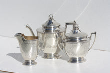Load image into Gallery viewer, Ball Black &amp; Co. Sterling Four-Piece Tea Service, w/a Gorham EPNS Tray