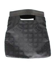 Load image into Gallery viewer, Chanel Black Leather and Fabric Handbag