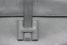 Load image into Gallery viewer, Hermès Jige Elan 29 Epsom Black Leather Clutch