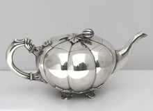 Load image into Gallery viewer, Continental Four-Piece Silver Tea &amp; Coffee Service, w/ a Silver Plate Tray