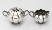 Load image into Gallery viewer, Continental Four-Piece Silver Tea &amp; Coffee Service, w/ a Silver Plate Tray