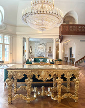 Load image into Gallery viewer, Impressive French Regency Style Onyx Top Giltwood Center Table