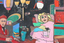 Load image into Gallery viewer, Richard Merkin, (Broken Blossoms: Le Chien D’Or, 1990, oil on canvas