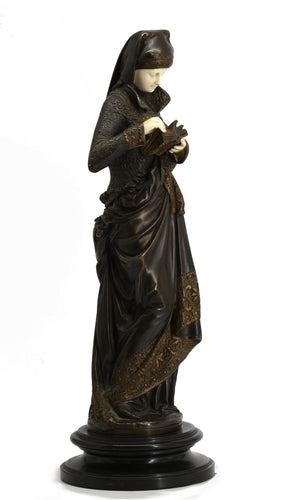 Albert Carrier-Belleuse, (French, 1824- 1887), Liseuse