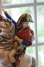 Load image into Gallery viewer, Large Porcelain Figure of Napoleon on Horseback, Capo di Monte