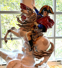 Load image into Gallery viewer, Large Porcelain Figure of Napoleon on Horseback, Capo di Monte