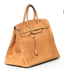 Load image into Gallery viewer, Hermes Tan Leather Birkin Bag, 40 CM