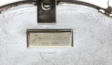 Load image into Gallery viewer, Judith Leiber Silver Minaudière Evening Bag
