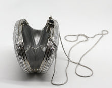 Load image into Gallery viewer, Judith Leiber Silver Minaudière Evening Bag