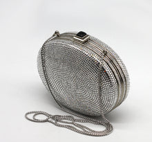 Load image into Gallery viewer, Judith Leiber Silver Minaudière Evening Bag