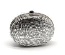 Load image into Gallery viewer, Judith Leiber Silver Minaudière Evening Bag