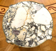 Load image into Gallery viewer, Louis XV Style Marble Top Bronze Mounted Mahogany Occasional Table