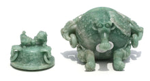 Load image into Gallery viewer, Chinese Carved Jadeite Covered Censer