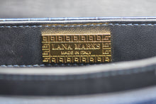 Load image into Gallery viewer, Lana Marks Navy Blue Alligator “Princess Diana” Handbag