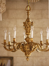 Load image into Gallery viewer, Regence Style Ormolu Eight-Light Chandelier