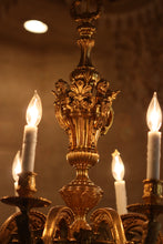 Load image into Gallery viewer, Regence Style Ormolu Eight-Light Chandelier