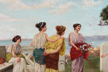 Load image into Gallery viewer, Painting; E C. (?) Bellincioni, (Italian School, 19th Century)