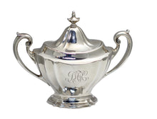 Load image into Gallery viewer, Reed And Barton Sterling Silver Four-Piece Tea And Coffee Service with a Tiffany &amp; Co. Silver Plated Tray