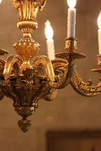 Load image into Gallery viewer, Regence Style Ormolu Eight-Light Chandelier