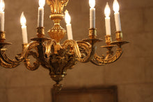 Load image into Gallery viewer, Regence Style Ormolu Eight-Light Chandelier