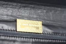 Load image into Gallery viewer, Lana Marks Black Alligator Envelope Clutch