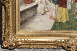 Painting; E C. (?) Bellincioni, (Italian School, 19th Century)