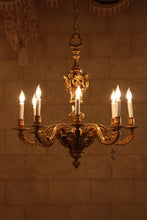 Load image into Gallery viewer, Regence Style Ormolu Eight-Light Chandelier