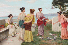 Load image into Gallery viewer, Painting; E C. (?) Bellincioni, (Italian School, 19th Century)