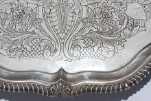 Load image into Gallery viewer, American Coin Silver Four-Piece Tea Service w/ English Plated Tray