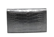 Load image into Gallery viewer, Lana Marks Silver Gray Alligator Capri Clutch