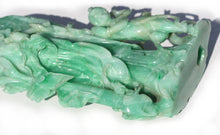 Load image into Gallery viewer, Fine Chinese Emerald Green Jadeite Quanyin