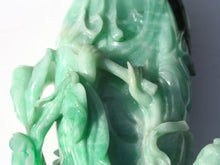 Load image into Gallery viewer, Fine Chinese Emerald Green Jadeite Quanyin