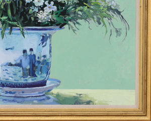 Dan Poole, (American, b. 1941) Flowers in a Chinese Bowl, 1988