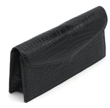 Load image into Gallery viewer, Giorgio Santamaria Dark Blue Alligator Clutch