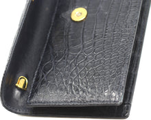 Load image into Gallery viewer, Giorgio Santamaria Dark Blue Alligator Clutch