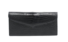 Load image into Gallery viewer, Giorgio Santamaria Dark Blue Alligator Clutch