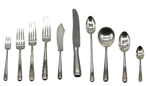 American Sterling Silver Eighty-Seven Piece Part Flatware Service