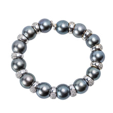 Load image into Gallery viewer, Tahitian Cultured Pearl and Diamond Bracelet