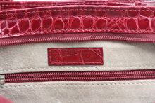 Load image into Gallery viewer, Laurent Effel Ruby Red Alligator Handbag