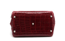 Load image into Gallery viewer, Laurent Effel Ruby Red Alligator Handbag