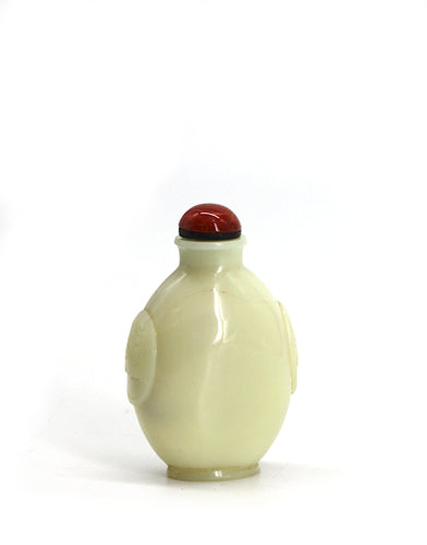 Chinese Celadon Glass Snuff Bottle