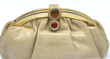 Load image into Gallery viewer, Judith Leiber Beige Lizard Skin Handbag