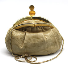 Load image into Gallery viewer, Judith Leiber Beige Lizard Skin Handbag