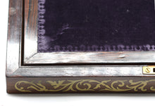 Load image into Gallery viewer, Regency Brass Inlaid Rosewood Lap Desk