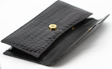 Load image into Gallery viewer, Laurent Effel Black Alligator Clutch