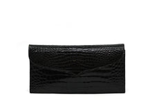 Load image into Gallery viewer, Laurent Effel Black Alligator Clutch