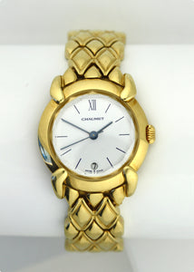 Chaumet, A Lady's 18 karat yellow gold wristwatch